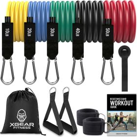 Exercise Resistance Band Set with Handles (11pc Set) Exercise Resistance Band Set with Handles (11pc Set)